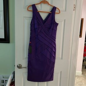 Beautiful satin finish Tadshi designer dress, size 10